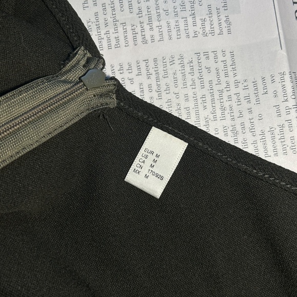 Olive green skater mini dress - Picture 3 of 5